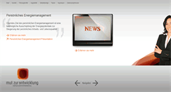 Desktop Screenshot of mutzurentwicklung.de